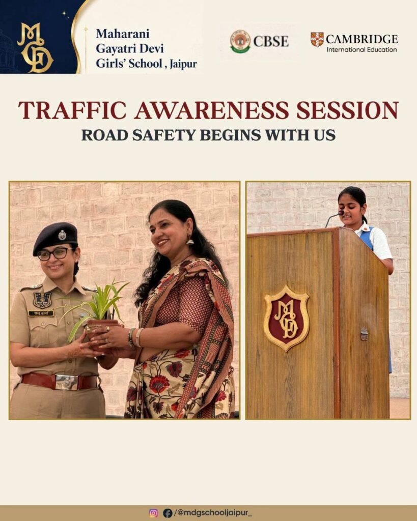 MGD Girls School traffic awareness session