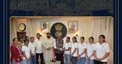 Mayo College Girls School squash stars felicitated by Chhattisgarh Governor