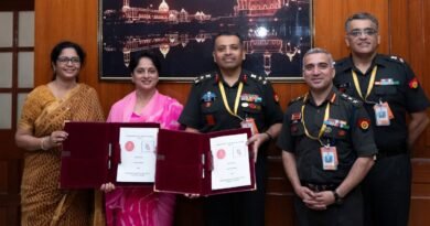 MGD Girls’ School signs MoU with Indian Army to support education of Army personnel’s wards